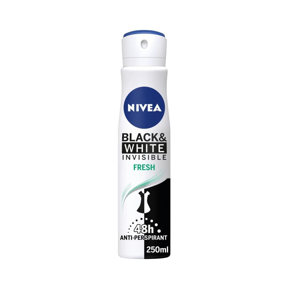 NIVEA Black & White Invisible Fresh Deospray (250 ml)