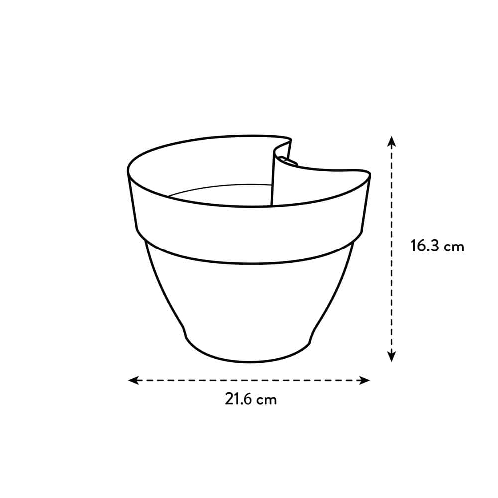 elho Vibia Campana podiņš 22cm - Pūderrozā