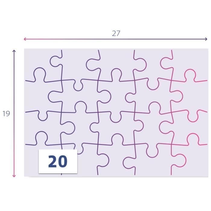 Clementoni Frozen Puzles 2x20 gab.