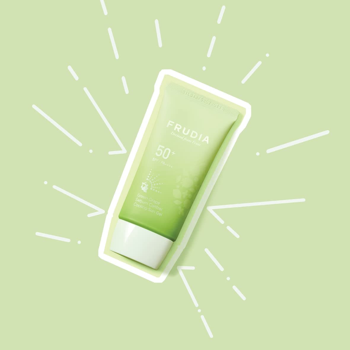Frudia Green Grape Sebum Control Cooling Sun Gel