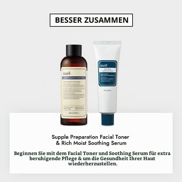 DearKlairs Supple Preparation mit Hyaluronsäure Gesichtswasser