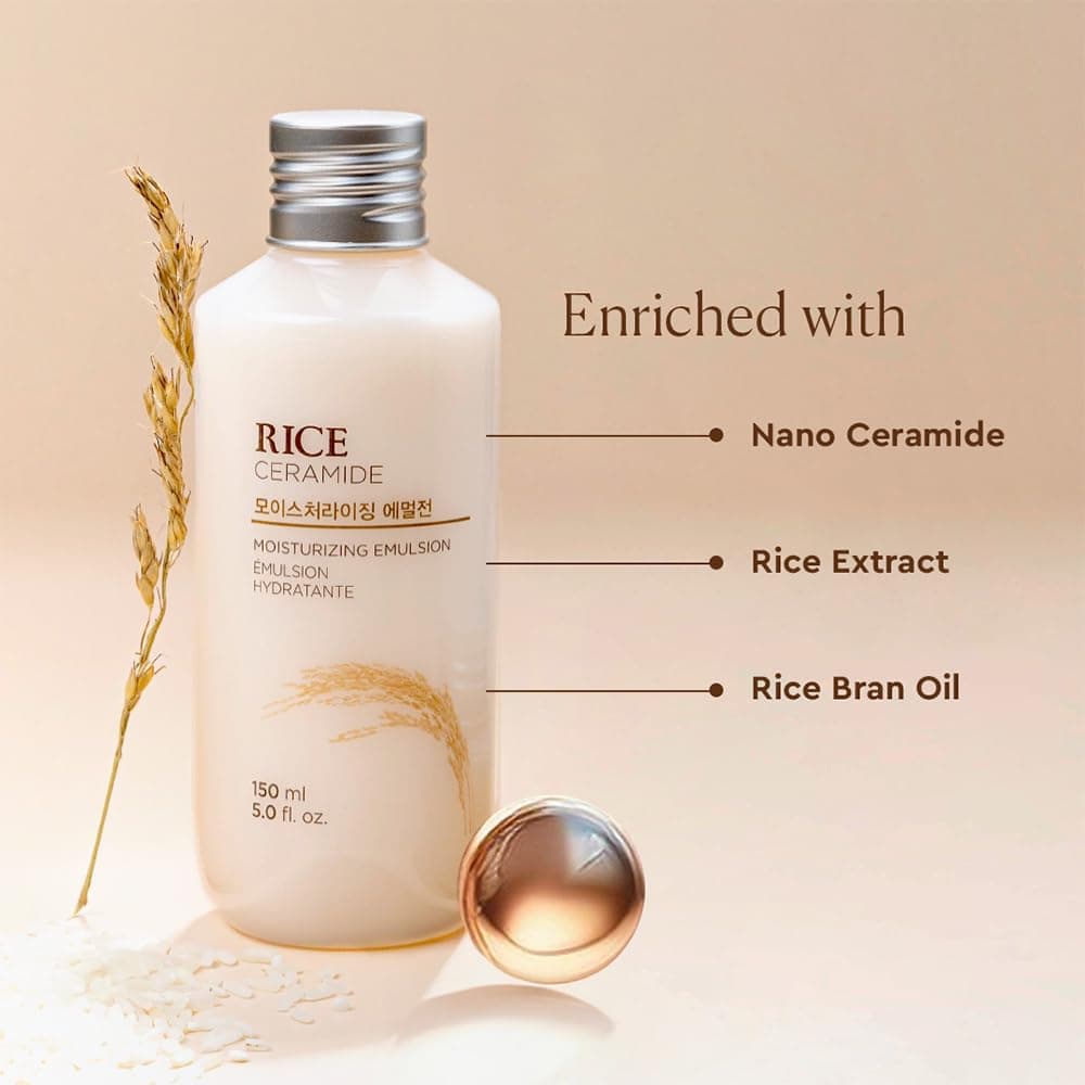 The Face Shop Mitrinoša Emulsija ar Rīsiem un Ceramīdiem