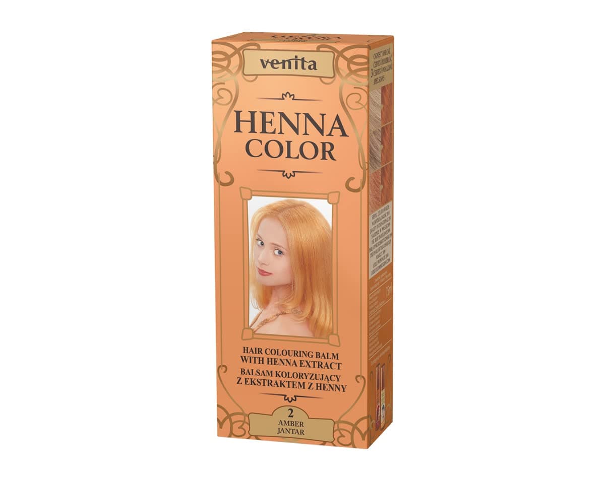 Venita Henna Color matu krāsa, 2 Amber, 75 ml