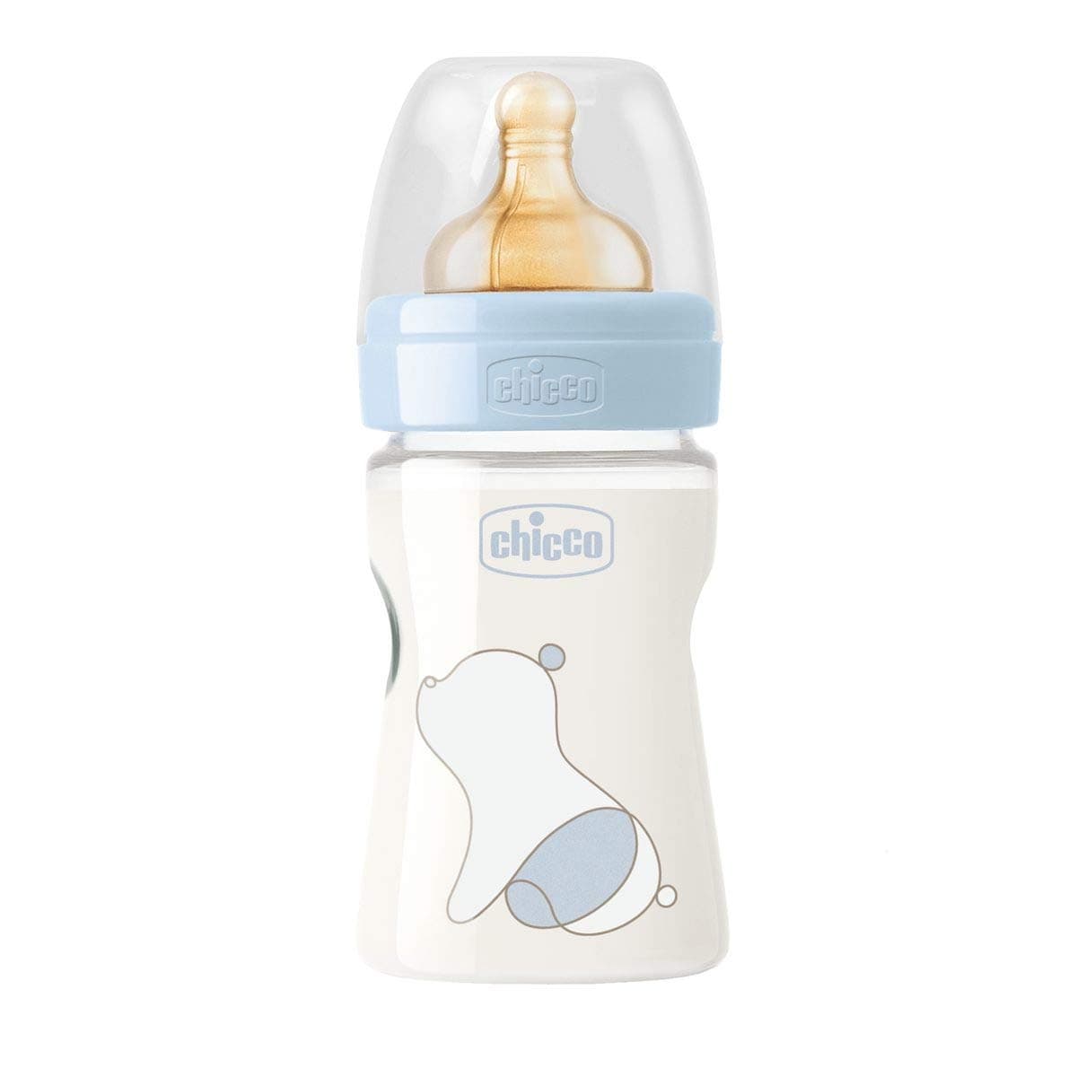 Chicco Original Touch pretkoliku pudele ar 100% dabīgā lateksa knupi, 150 ml