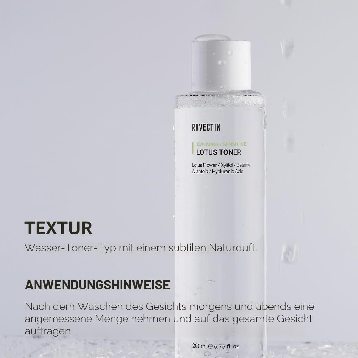 Rovectin Clean Lotus Calming Toner