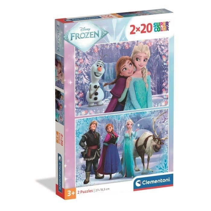 Clementoni Frozen Puzles 2x20 gab.