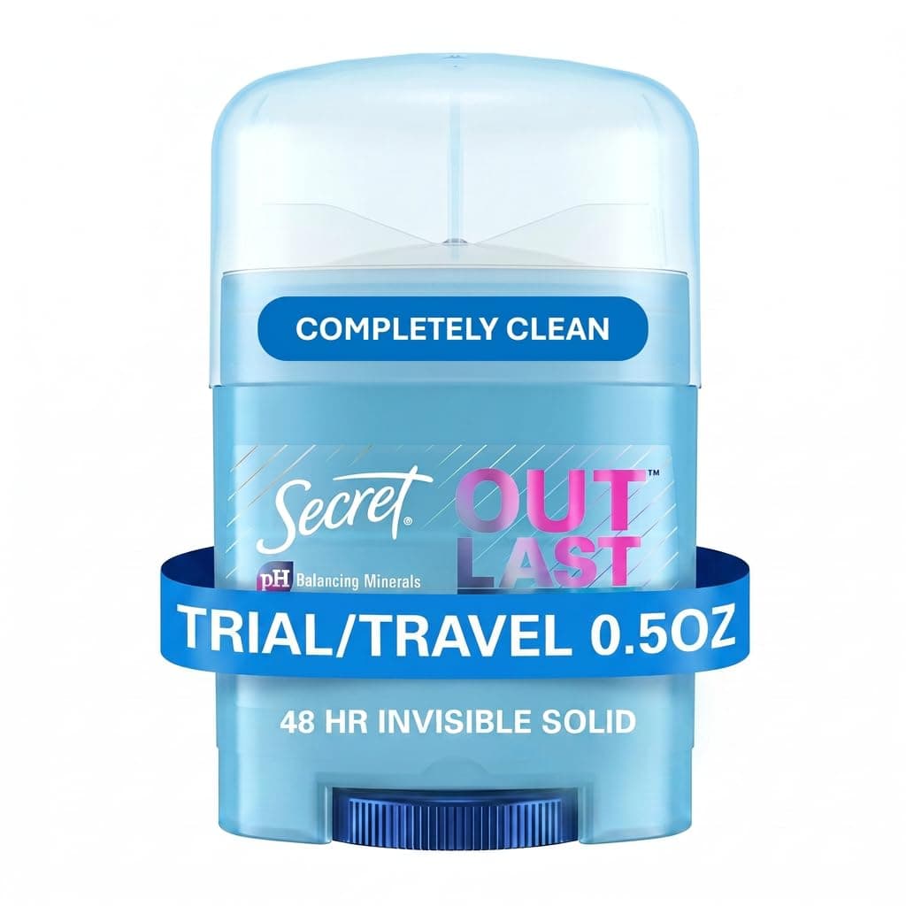 Secret Outlast Invisible Solid Antiperspirant and Deodorant, Completely Clean Scent, 12 g