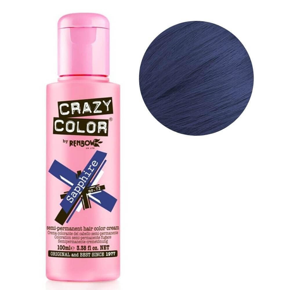 Crazy Color Tint Hair Colour, Sapphire, 100 ml