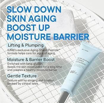 iUNIK - Beta-Glucan Barrier Sunscreen SPF50+ PA++++, 60 ml