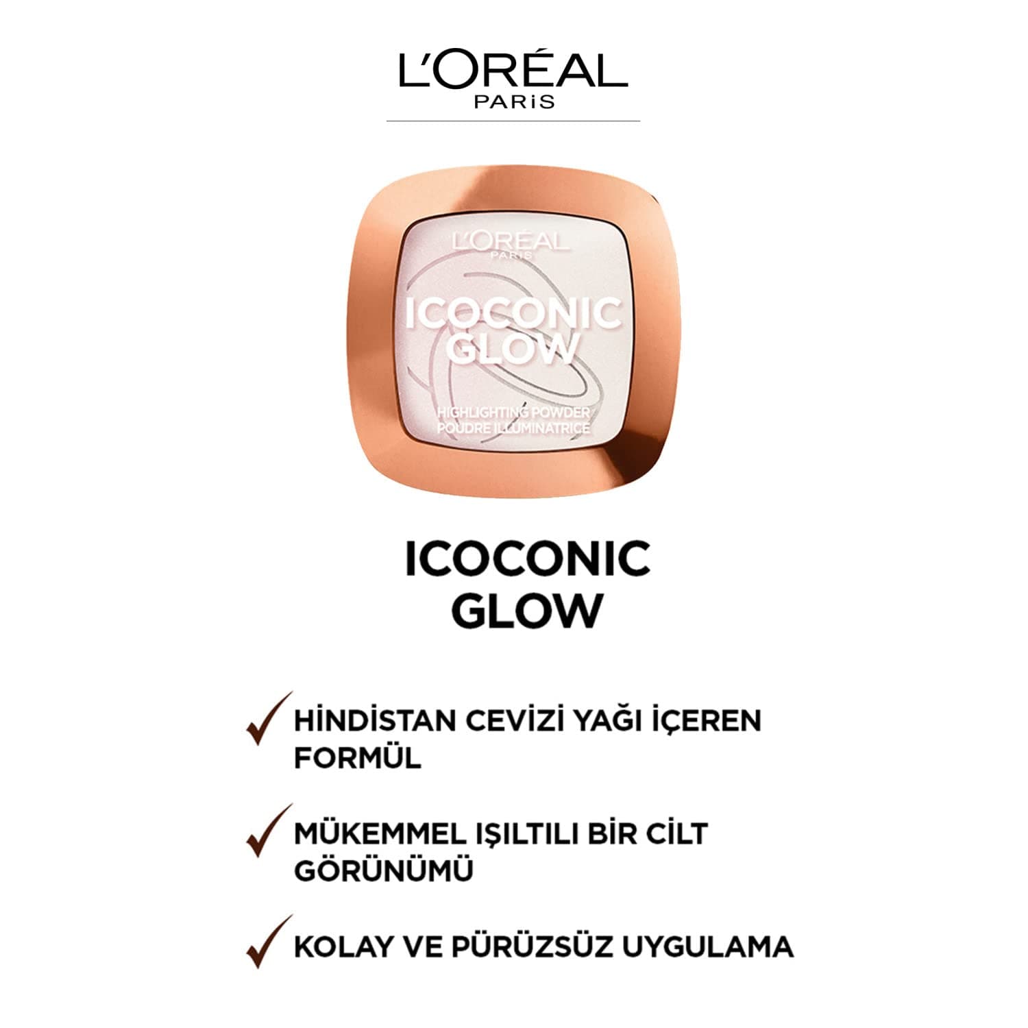 L'Oréal Paris Pūdera izgaismotājs 01 Iconic Glow