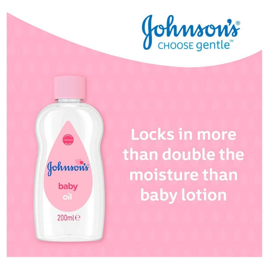 Johnson's Baby eļļa, Bez smaržas, 200 ml