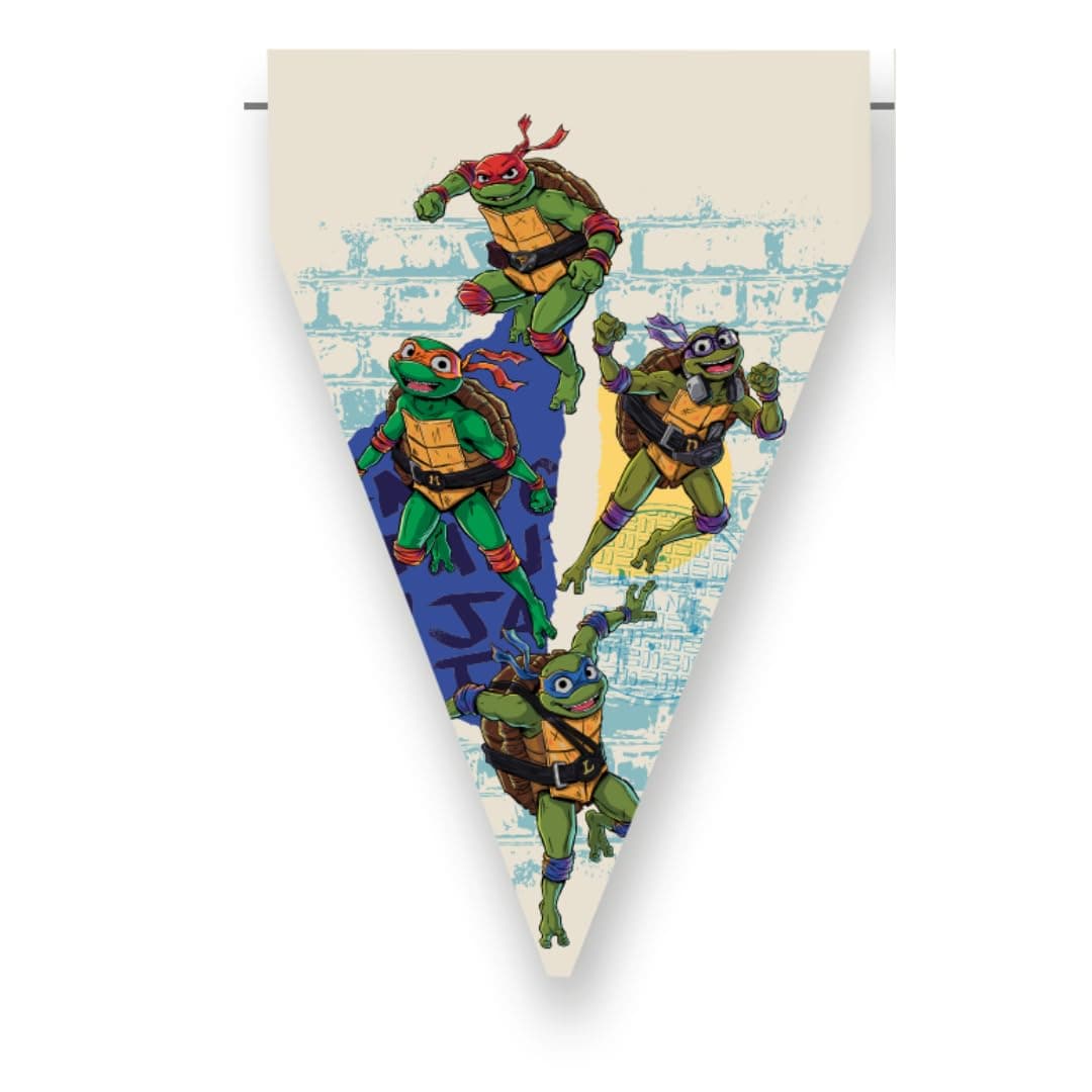 BeenSmile BANDERIN Ninja Turtles, 3 m