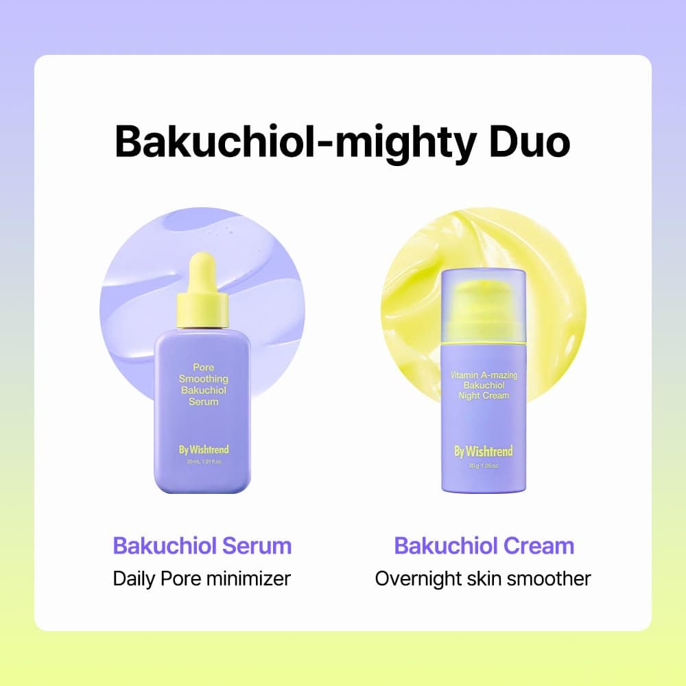 BY WISHTREND Vitamin A-mazing Bakuchiol Retinal Night Cream, koreanische Retinol-Alternative, Anti-Aging, für feine Linien, schlaffe, trockene Haut für empfindliche Haut, 1,05 oz, 30 g