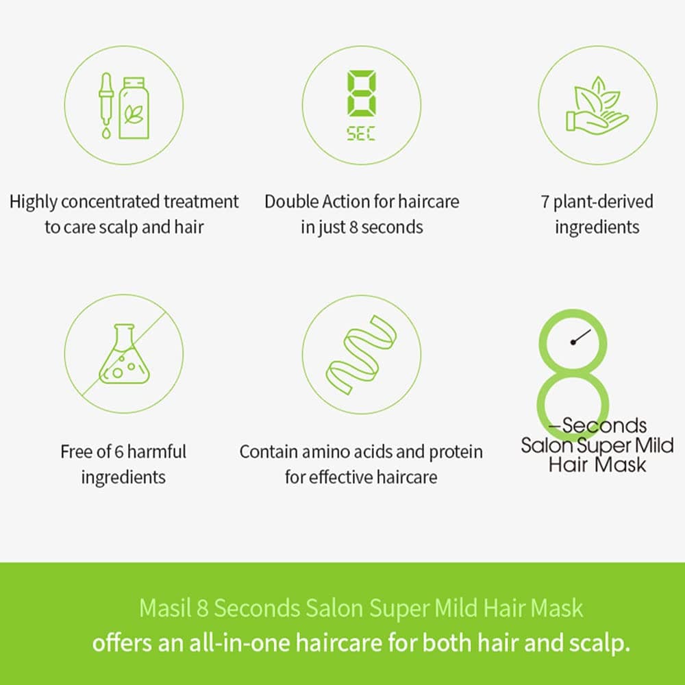 MASIL 8 Seconds Salon Super Mild Hair Mask 100ml