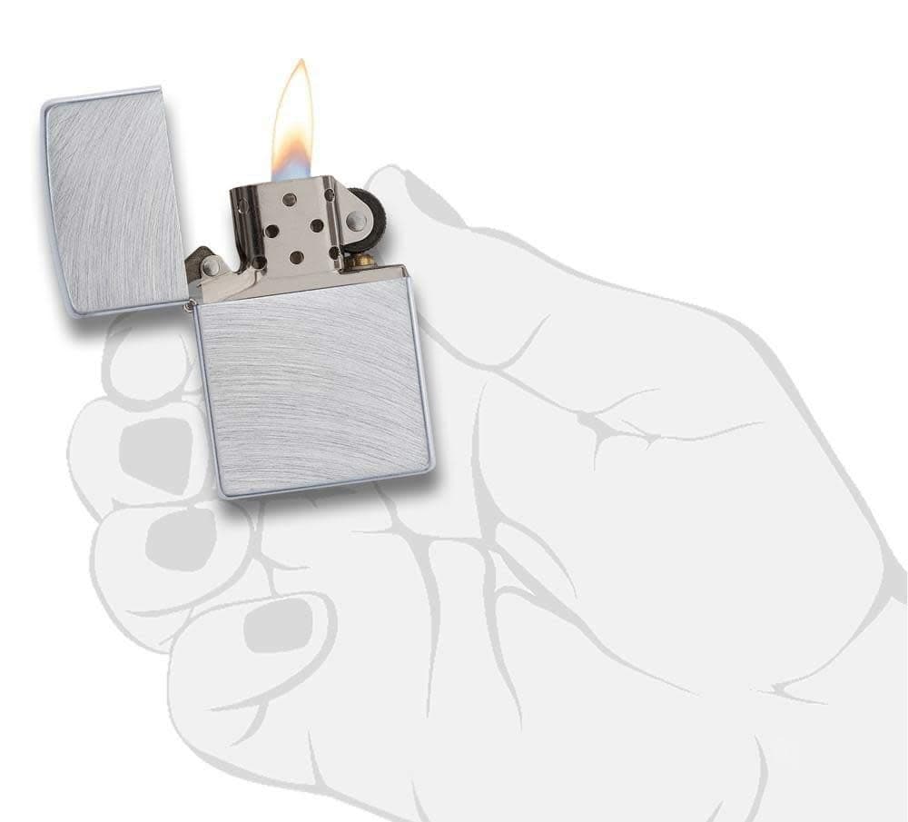 Zippo 2000434 Feuerzeug 24647 Chrome Arch