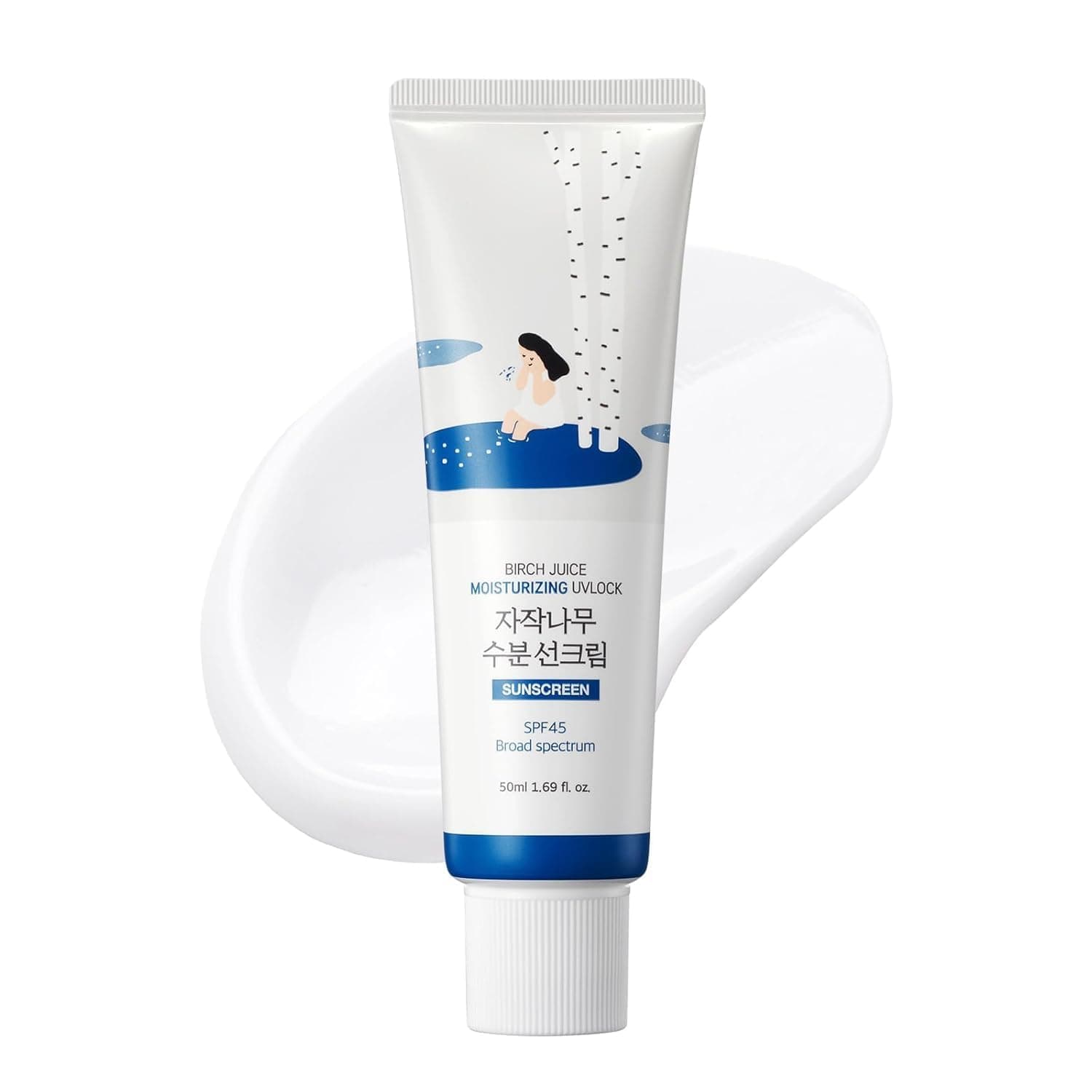 ROUND LAB Birch Juice mitrinošs saules aizsarglīdzeklis SPF50 PA++++ (50 ml)