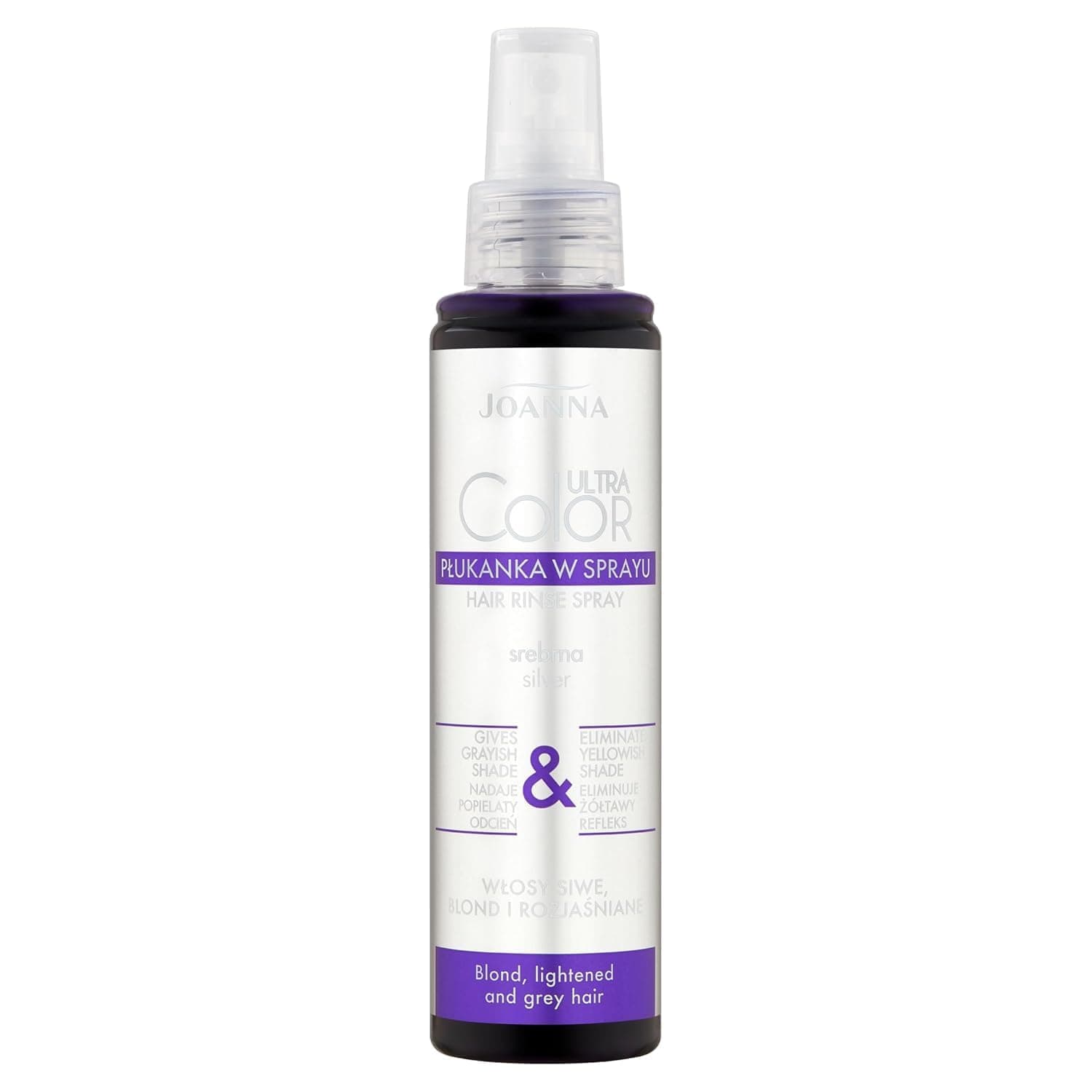 Joanna Ultra Color Silver Spray – Krāsu balzams blondiem matiem