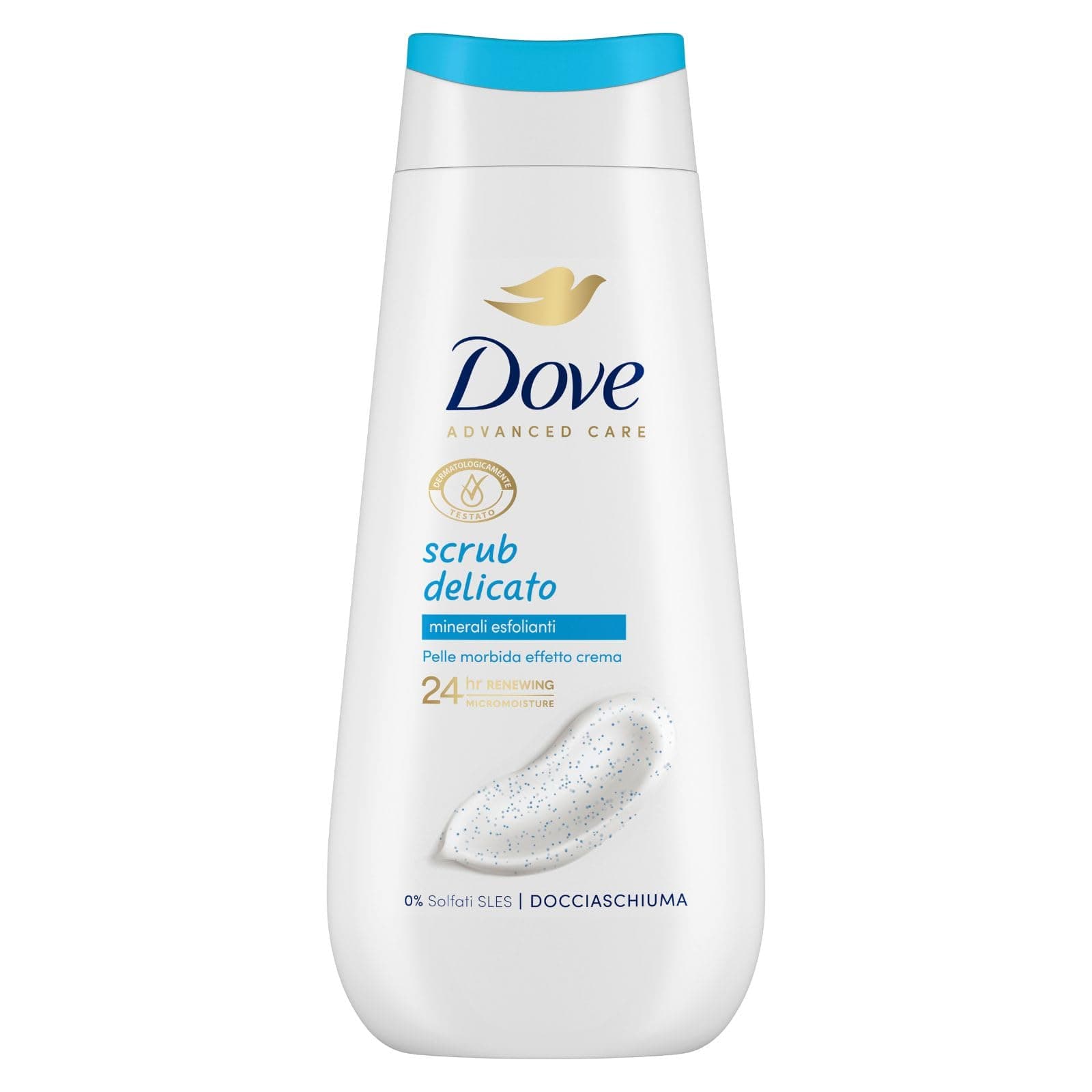 Dove Sanftes Peeling mit feuchtigkeitsspendendem Duschgel
