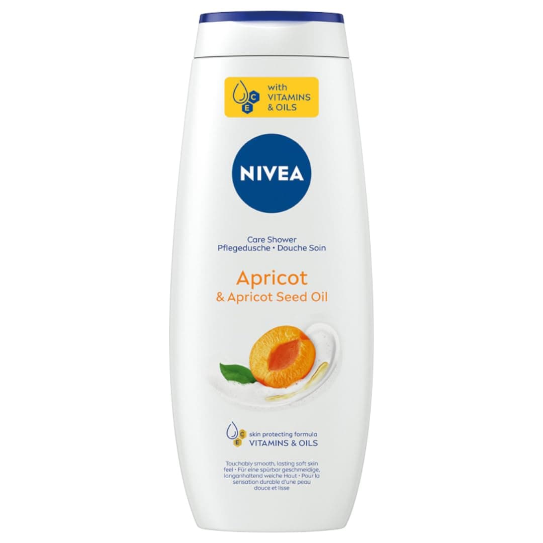 NIVEA Dušas želeja Aprikožu un aprikožu kauliņu eļļa 500 ml