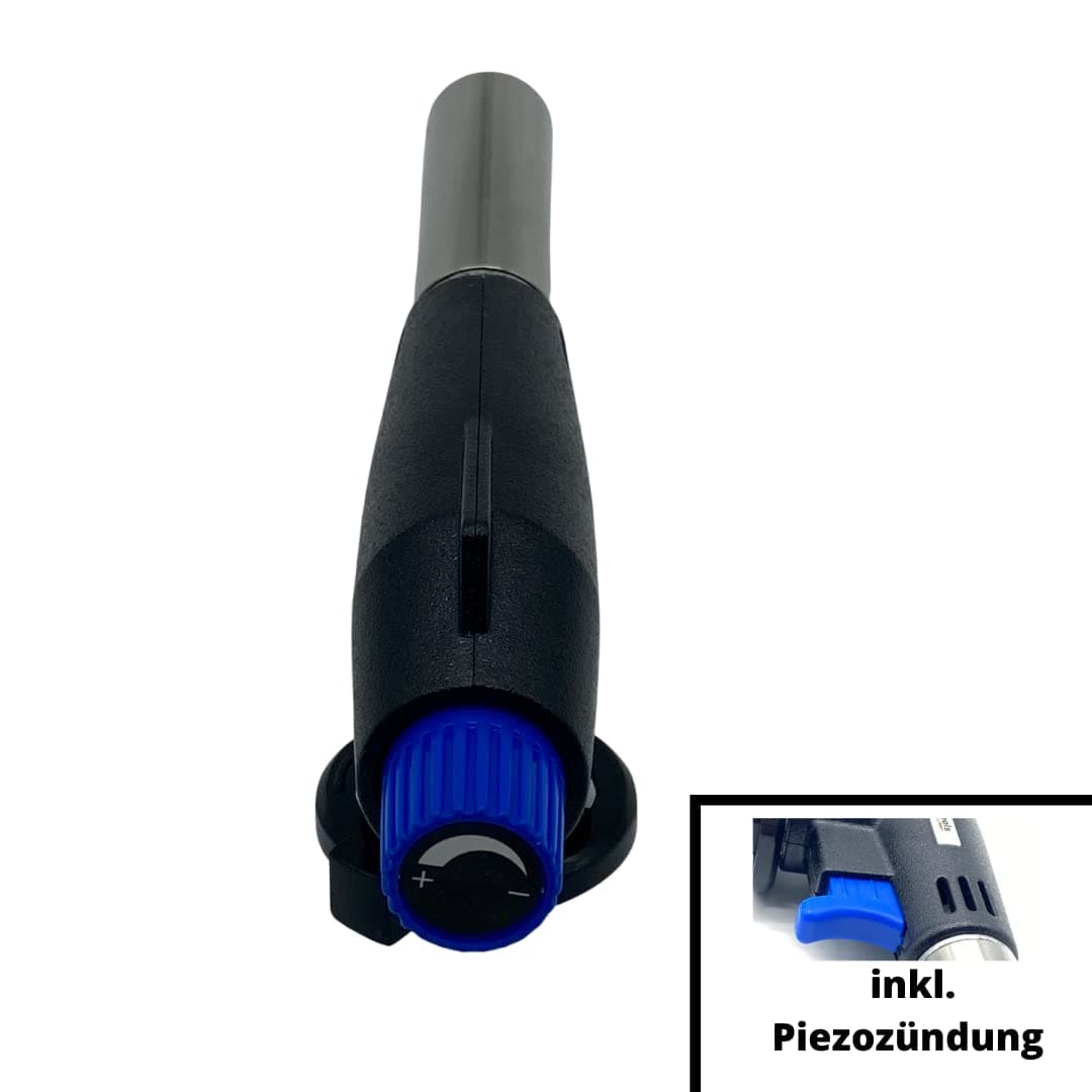 BTools Lötlampe, Lötbrenner, Gasbrenner, Bunsenbrenneraufsatz, Butangaskartusche