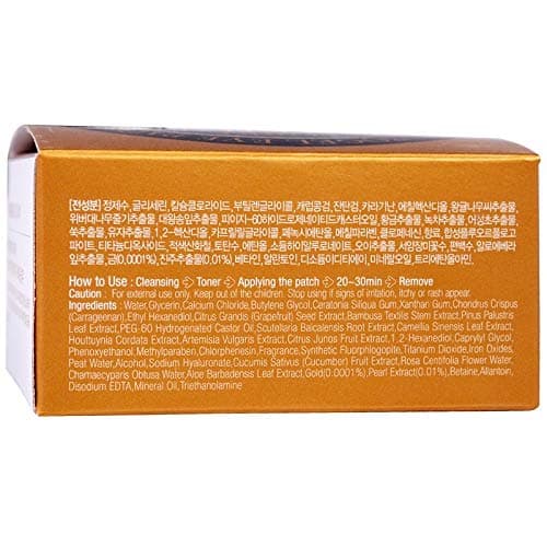 *Petitfee* Blackpearl&gold Hydrogel Eyepatch. Eye Patch60ea by Petitfee