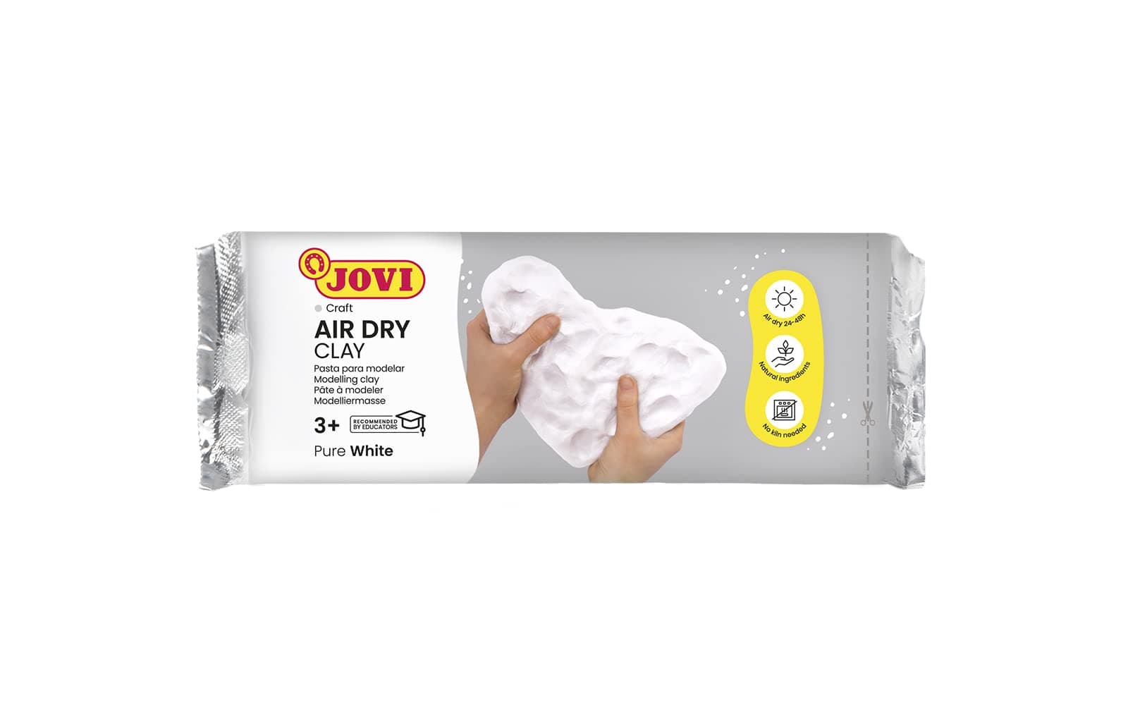 Jovi gaisā žūstošā modelēšanas masa, 250 g, balta