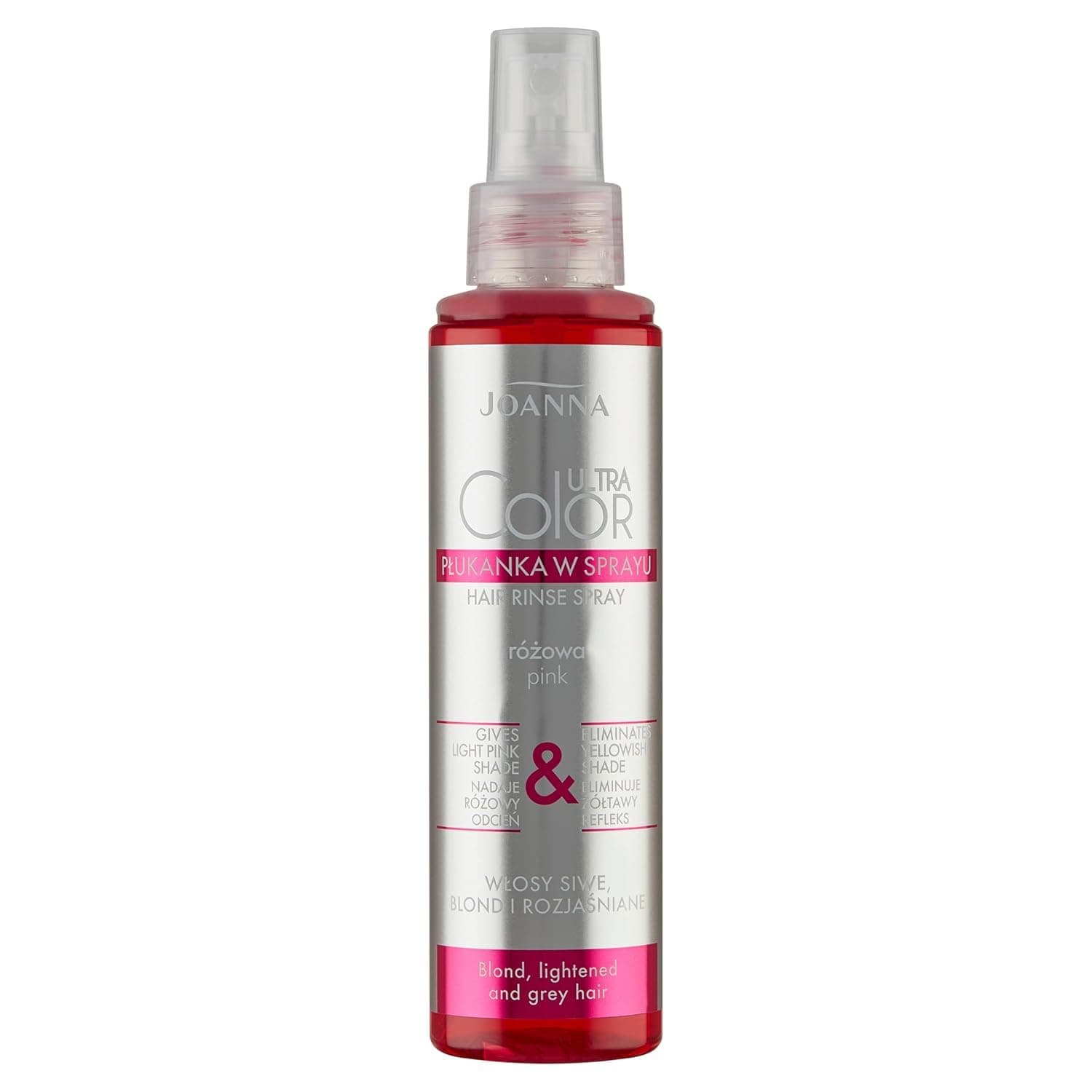 Joanna Ultra Color - Rožā krāsas balzams matu aerosolā