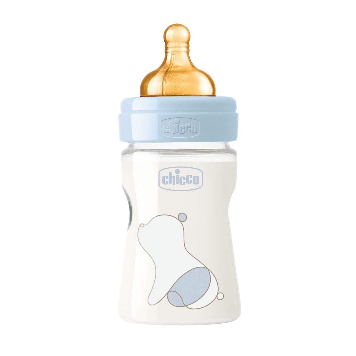 Chicco Original Touch pretkoliku pudele ar 100% dabīgā lateksa knupi, 150 ml