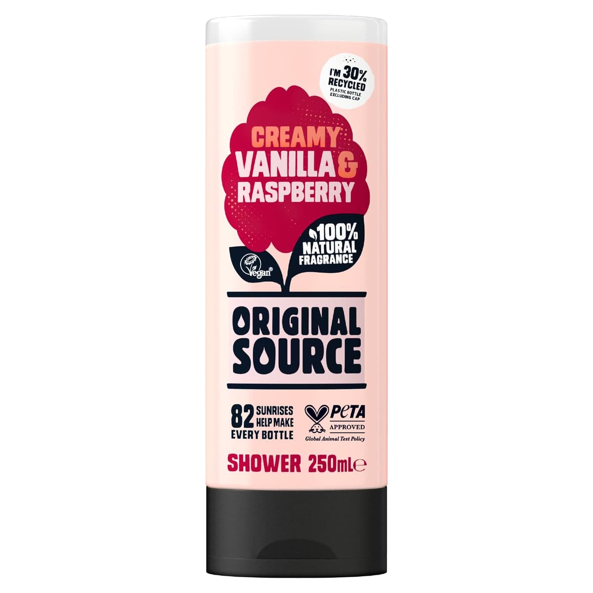Original Source Vanilla & Raspberry dušas želeja 250ml