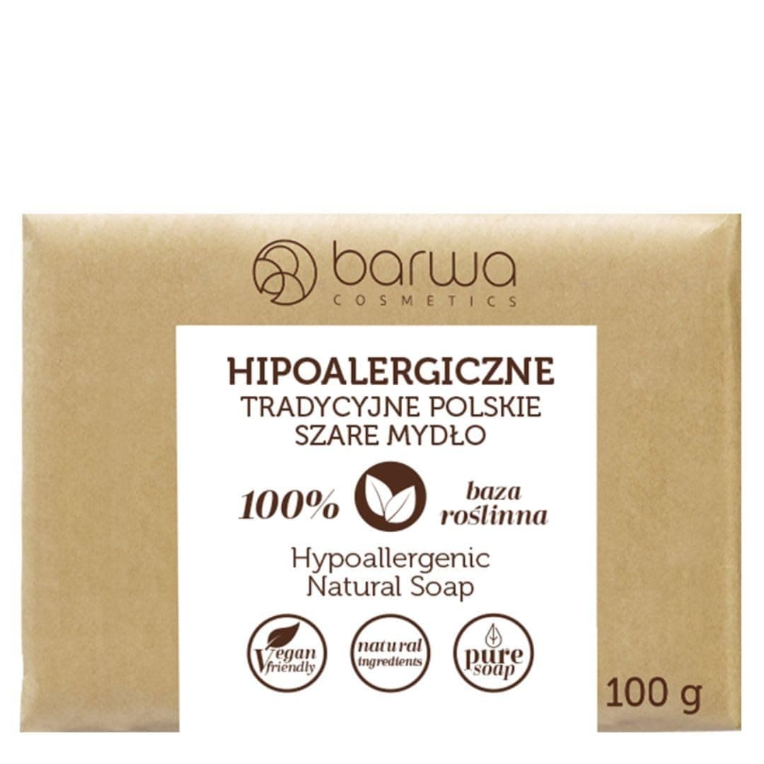 Barwa Traditionelle Politur Grau Seife Riegel Natürlich Hypoallergen Szare Mydlo 100g