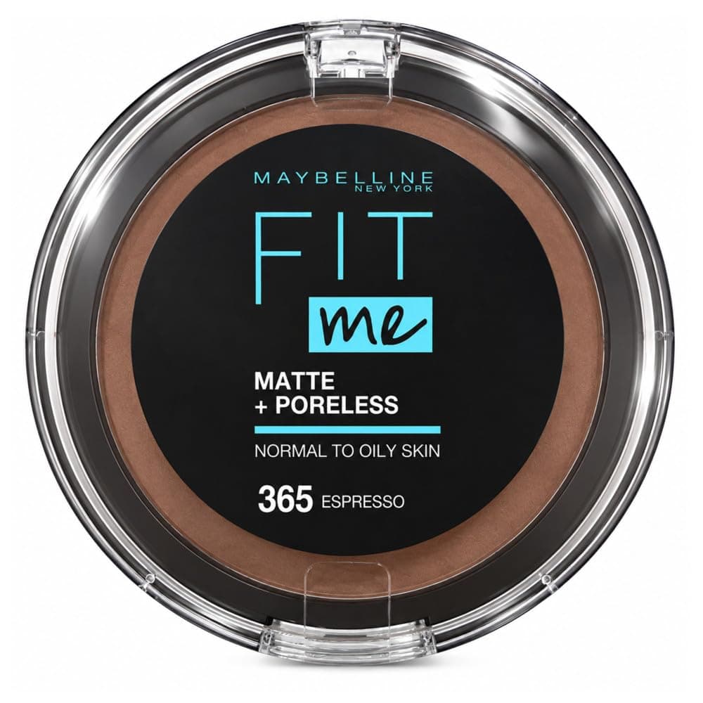 Maybelline New York – Puder Fit Me Matte and Poreless – 365 Espresso