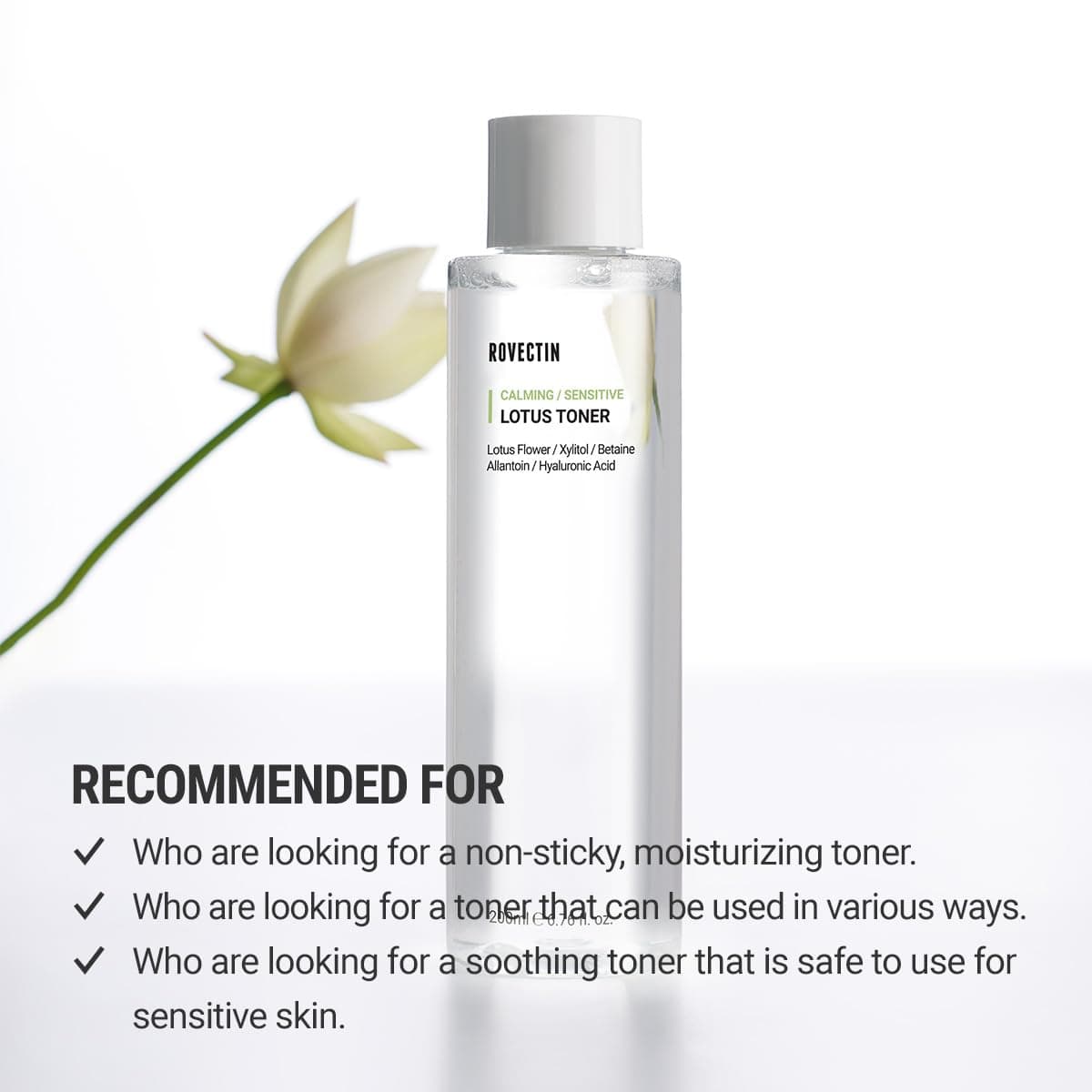 Rovectin Clean Lotus Calming Toner