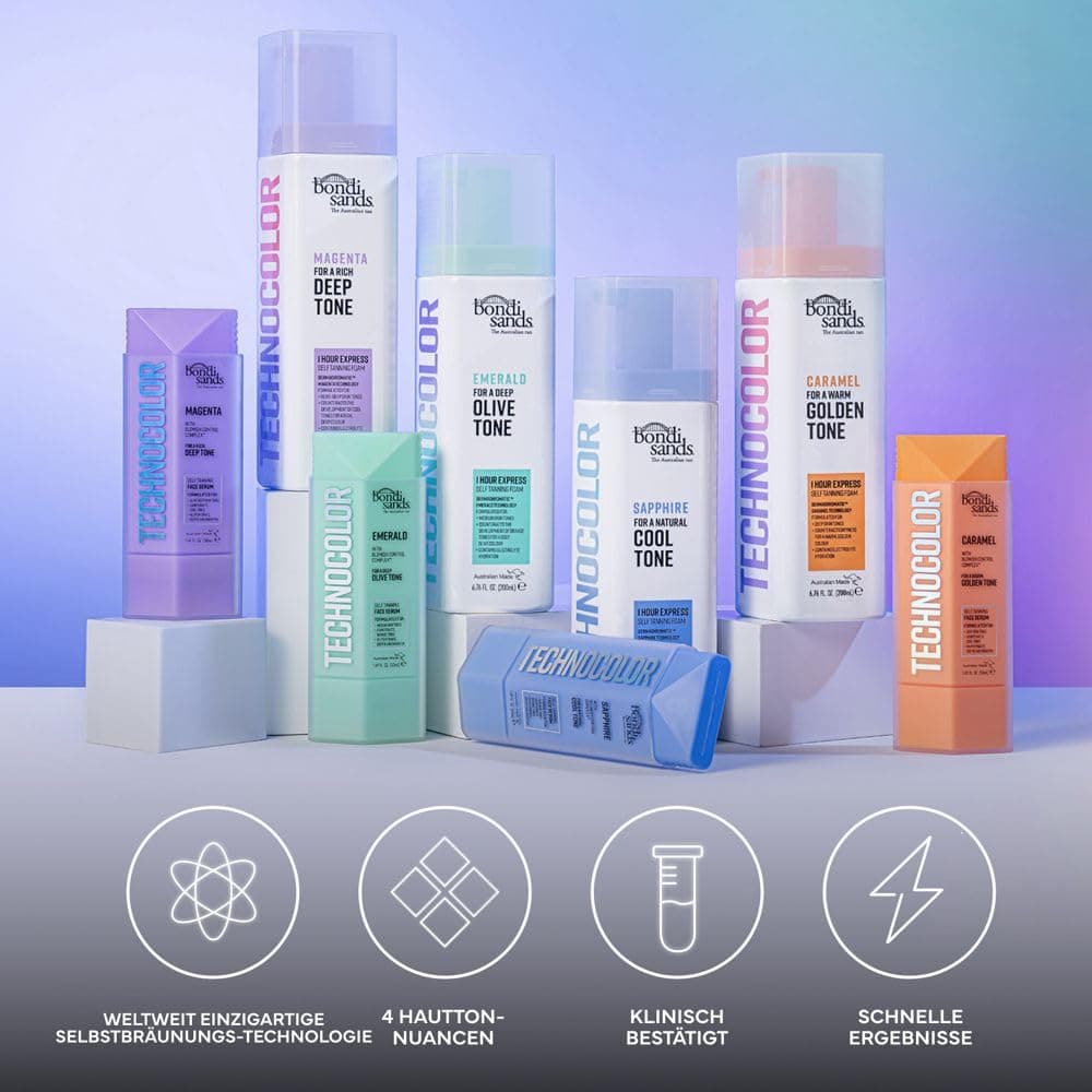Bondi Sands Technocolor 1 Hour Express Paštonētājs Putas Caramel 200 ml