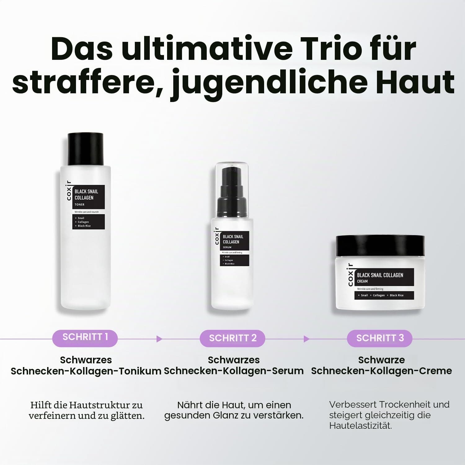 COXIR Black Snail Kollagen Serum 50ml