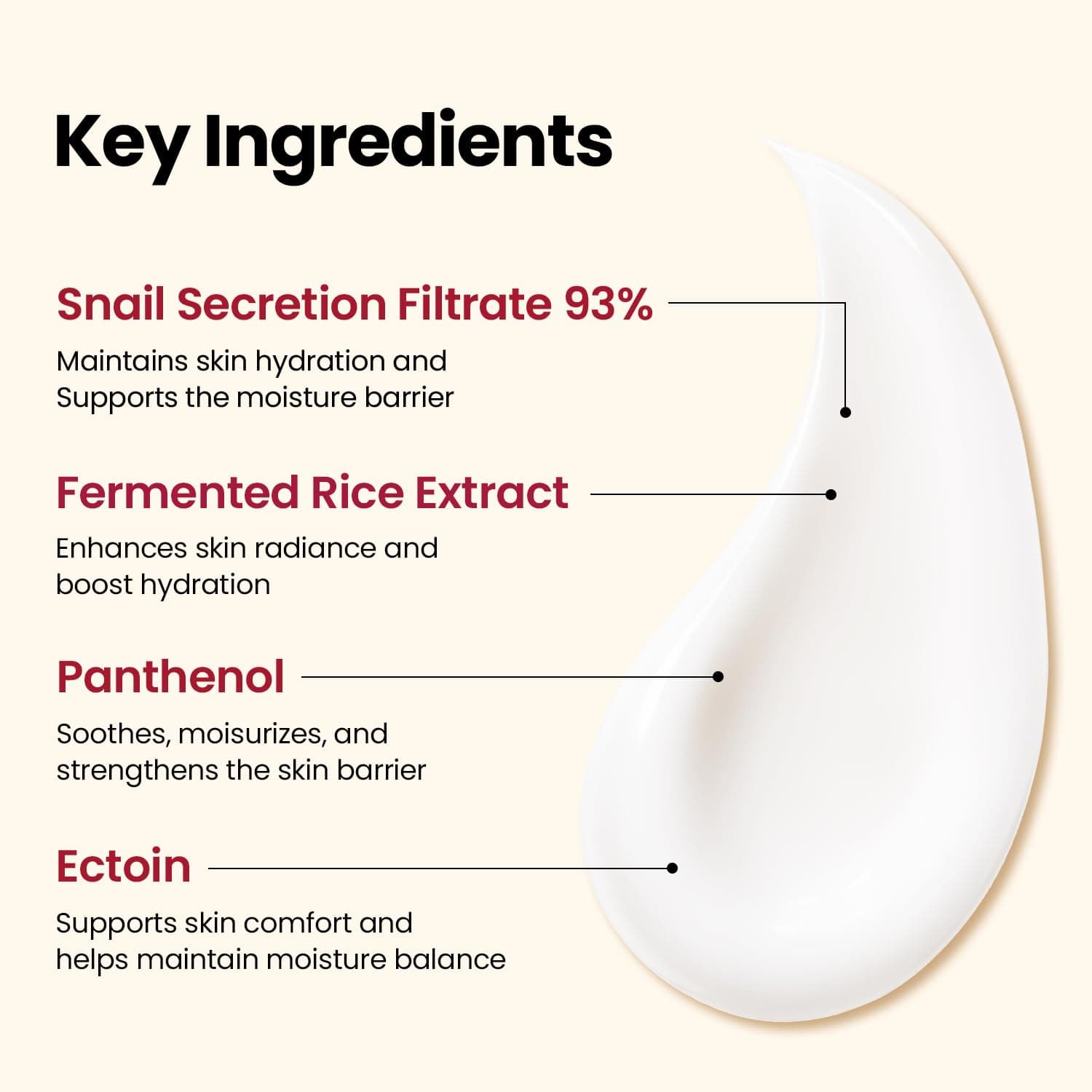 K-SECRET SEOUL 1988 Creme: Schnecken-Mucin 93% + Reis