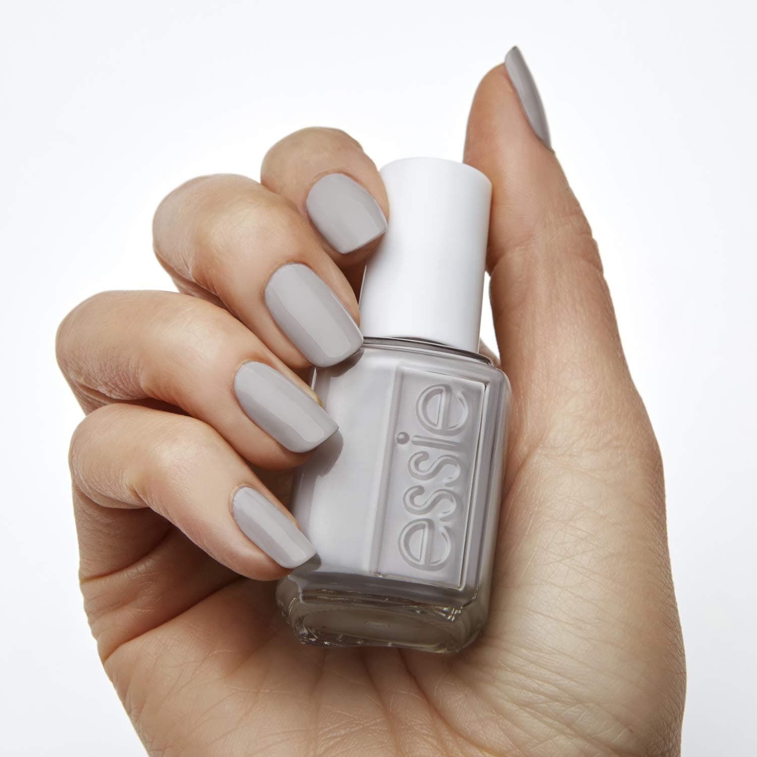 Essie Nagellack, Nr. 493 without a stitch, Pelēks