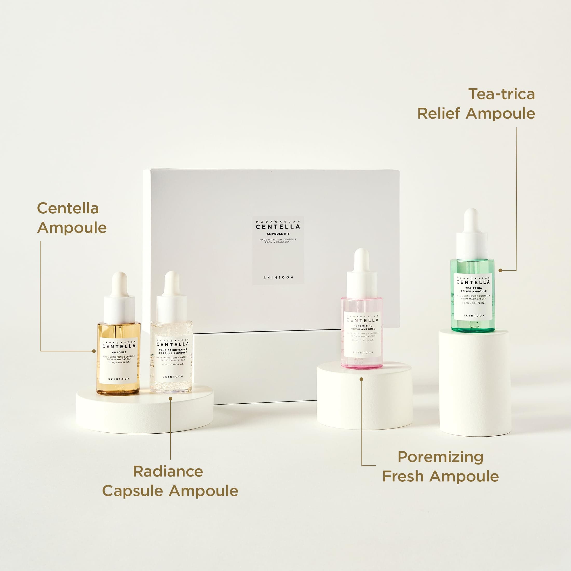 SKIN1004 Madagascar Centella Ampoule Kit 30mlx4