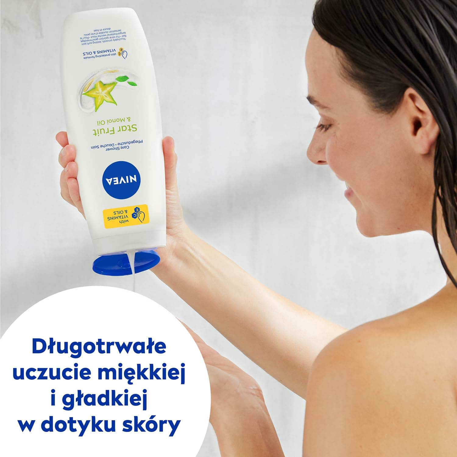 NIVEA Starfruit & Monoi oil dušas želeja 500 ml