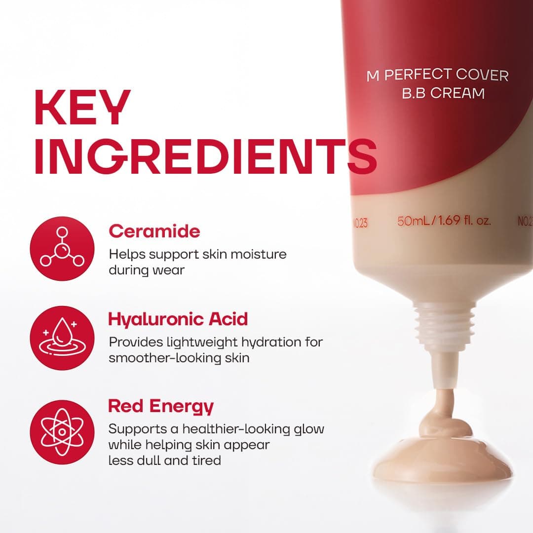 MISSHA M Perfect Cover BB Cream SPF42/PA+++ Nr. 29 Caramel Beige, 50 ml