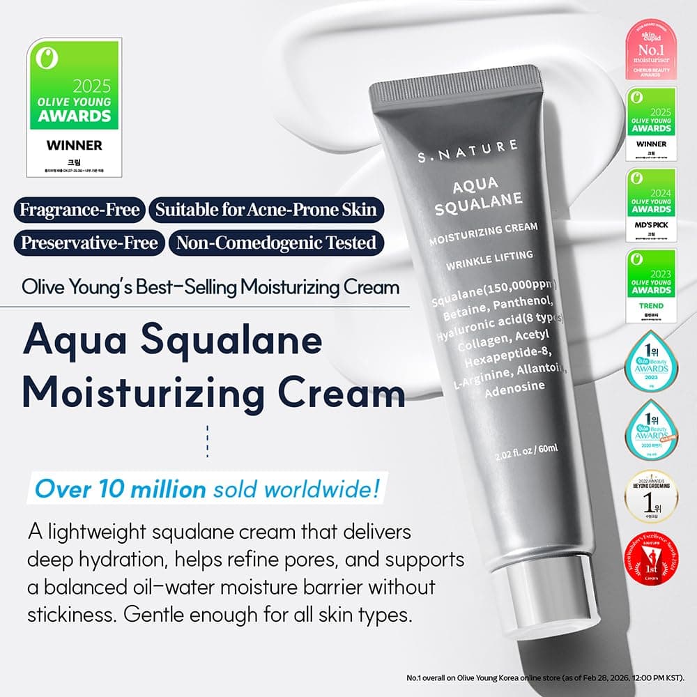 S.NATURE AQUA SQUALANE mitrinošs krēms 60 ml