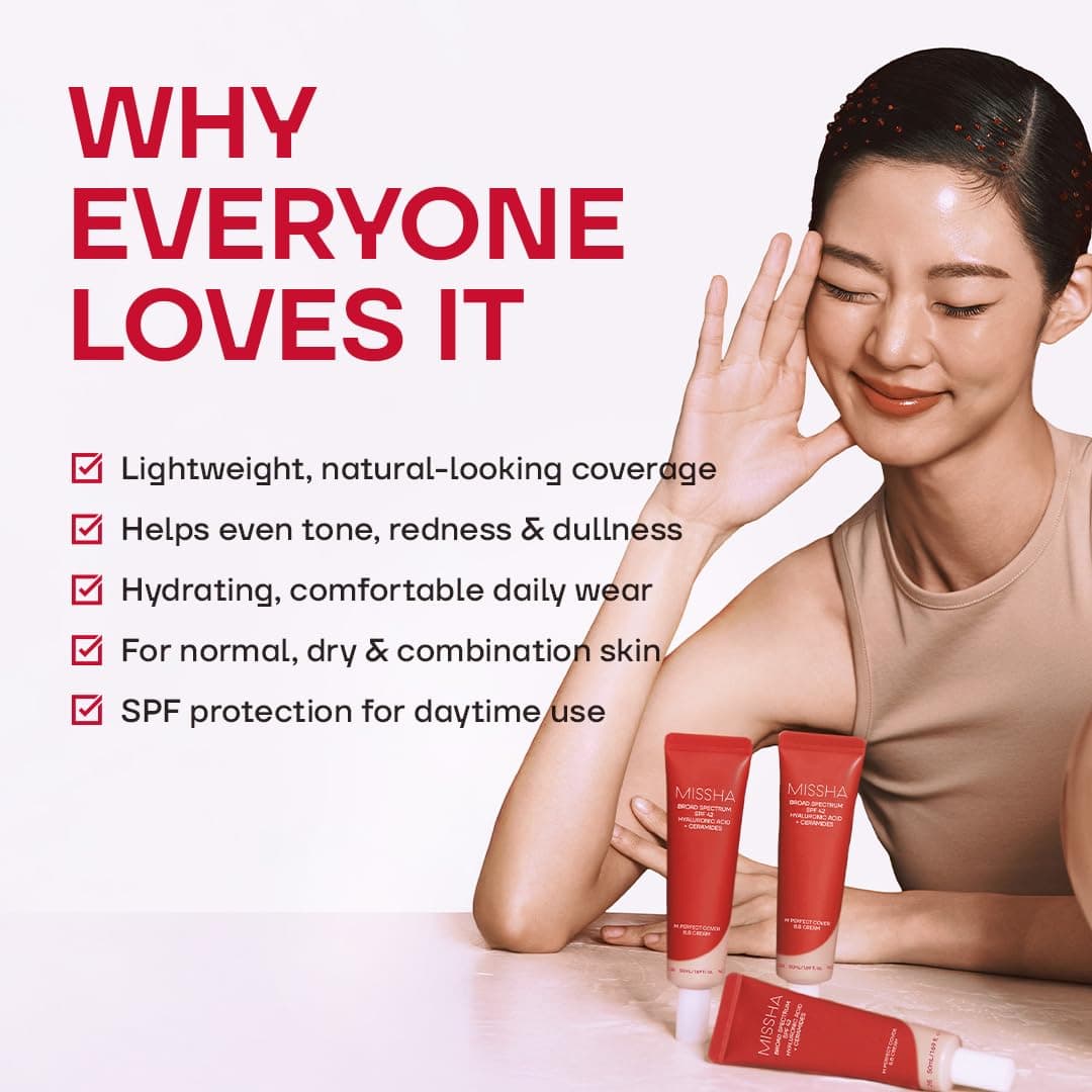 MISSHA M Perfect Cover BB Cream SPF42/PA+++ Nr. 29 Caramel Beige, 50 ml