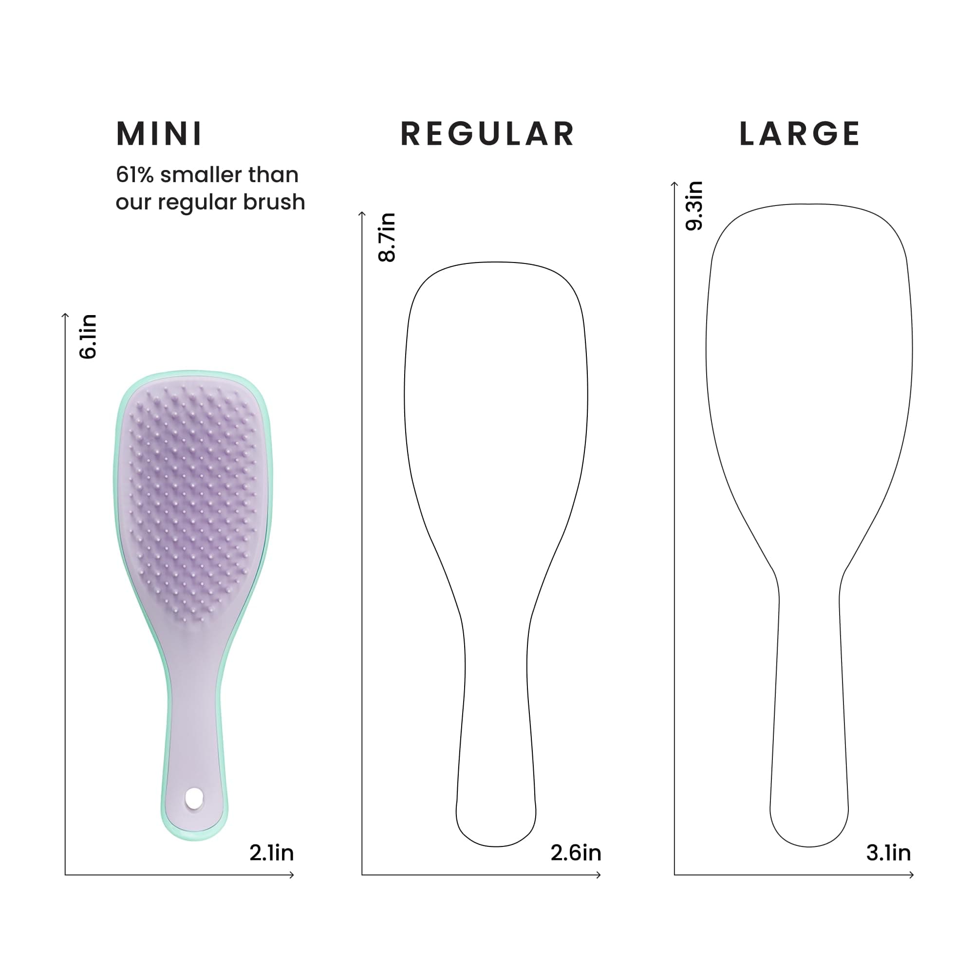 Tangle Teezer The Ultimate Mini Detangler matu suka
