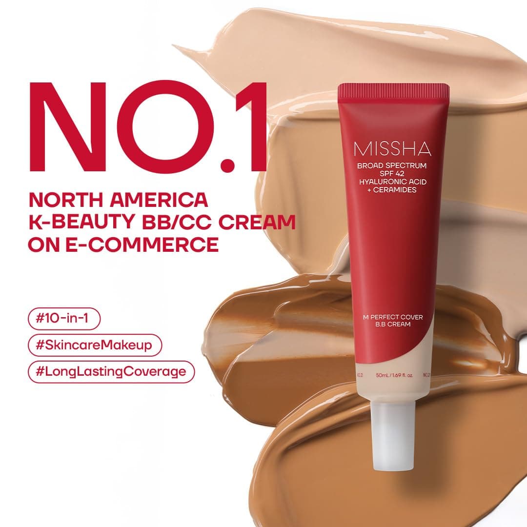 MISSHA M Perfect Cover BB Cream SPF42/PA+++ Nr. 29 Caramel Beige, 50 ml