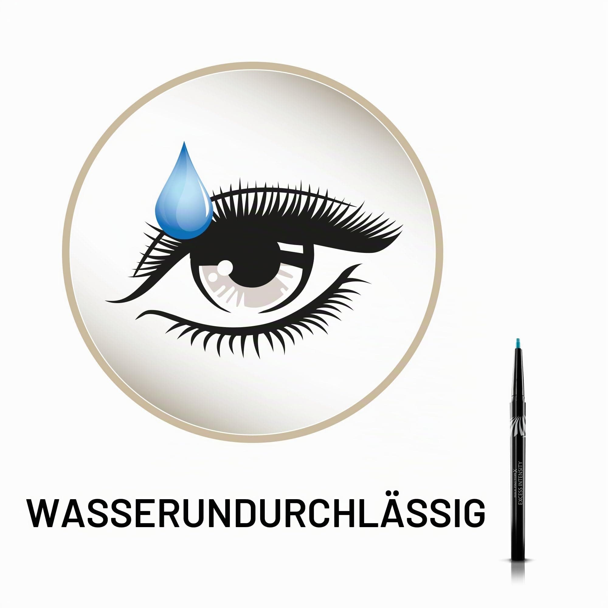 Max Factor Excess Intensity Longwear Eyeliner Aqua