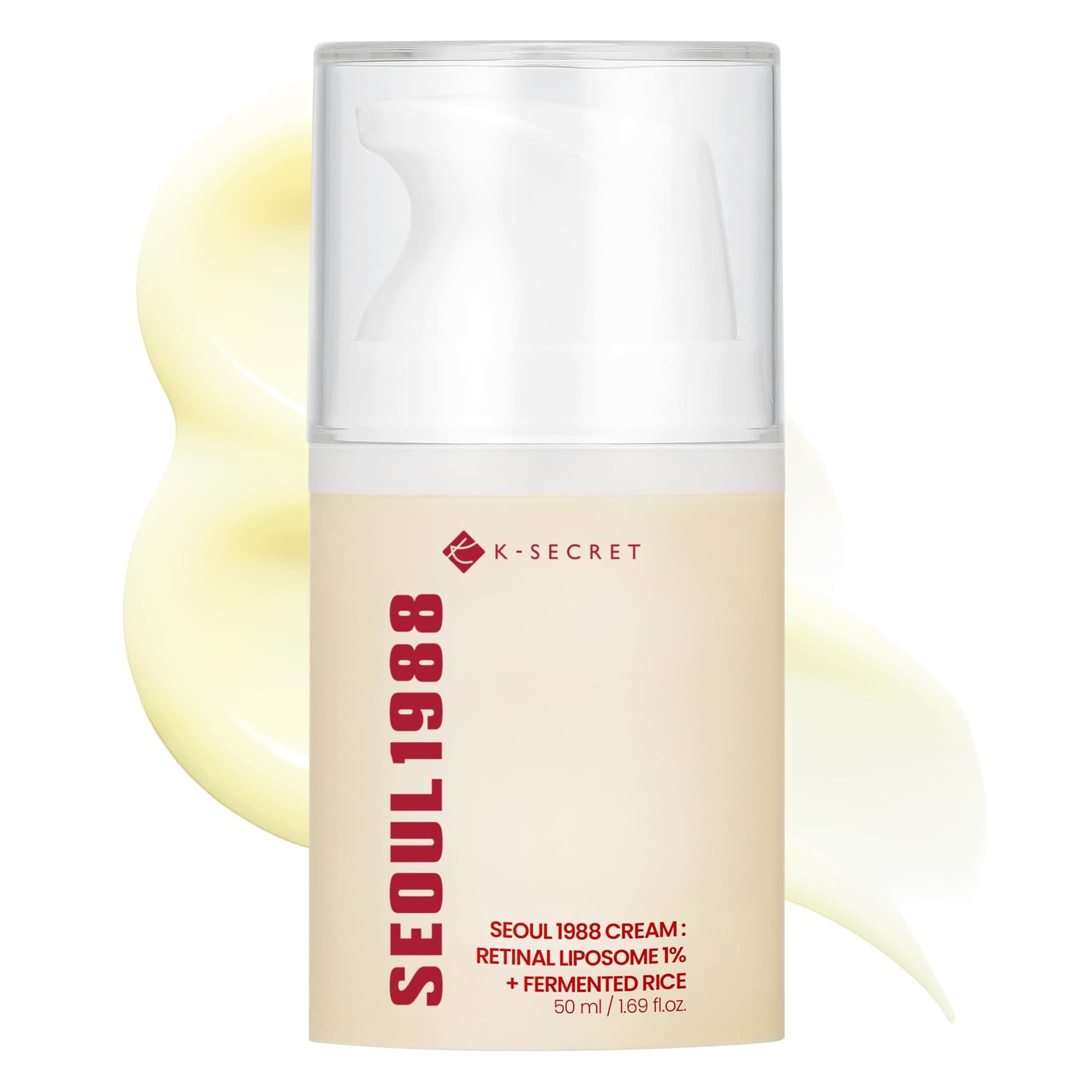 KSECRET SEOUL 1988 Krēms - Pretnovecošanās sejas krēms ar 1% liposomālo retinola un fermentētu rīsu