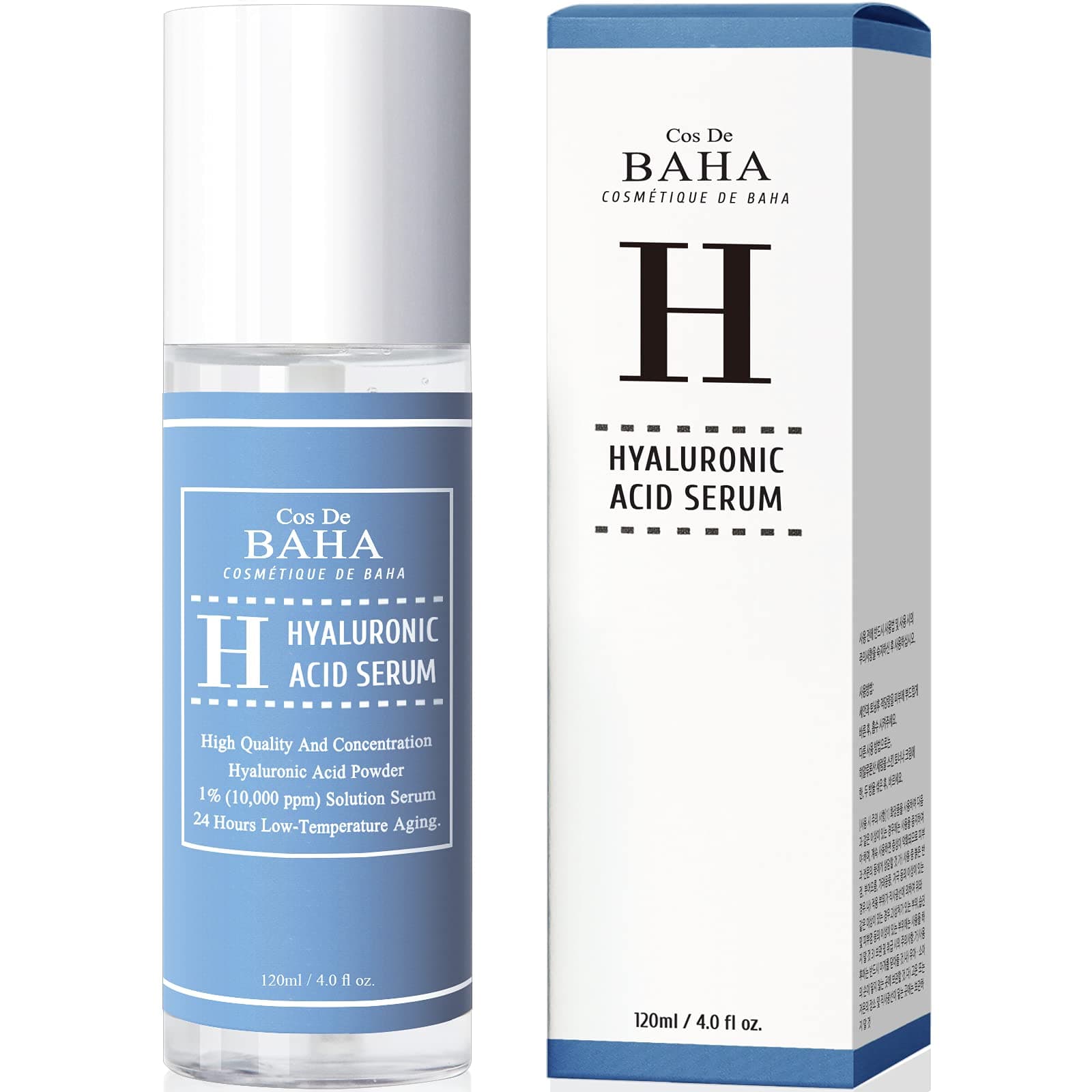 Cos De BAHA Hyaluronskābes serums ar 10 000 ppm nātrija hialuronāta