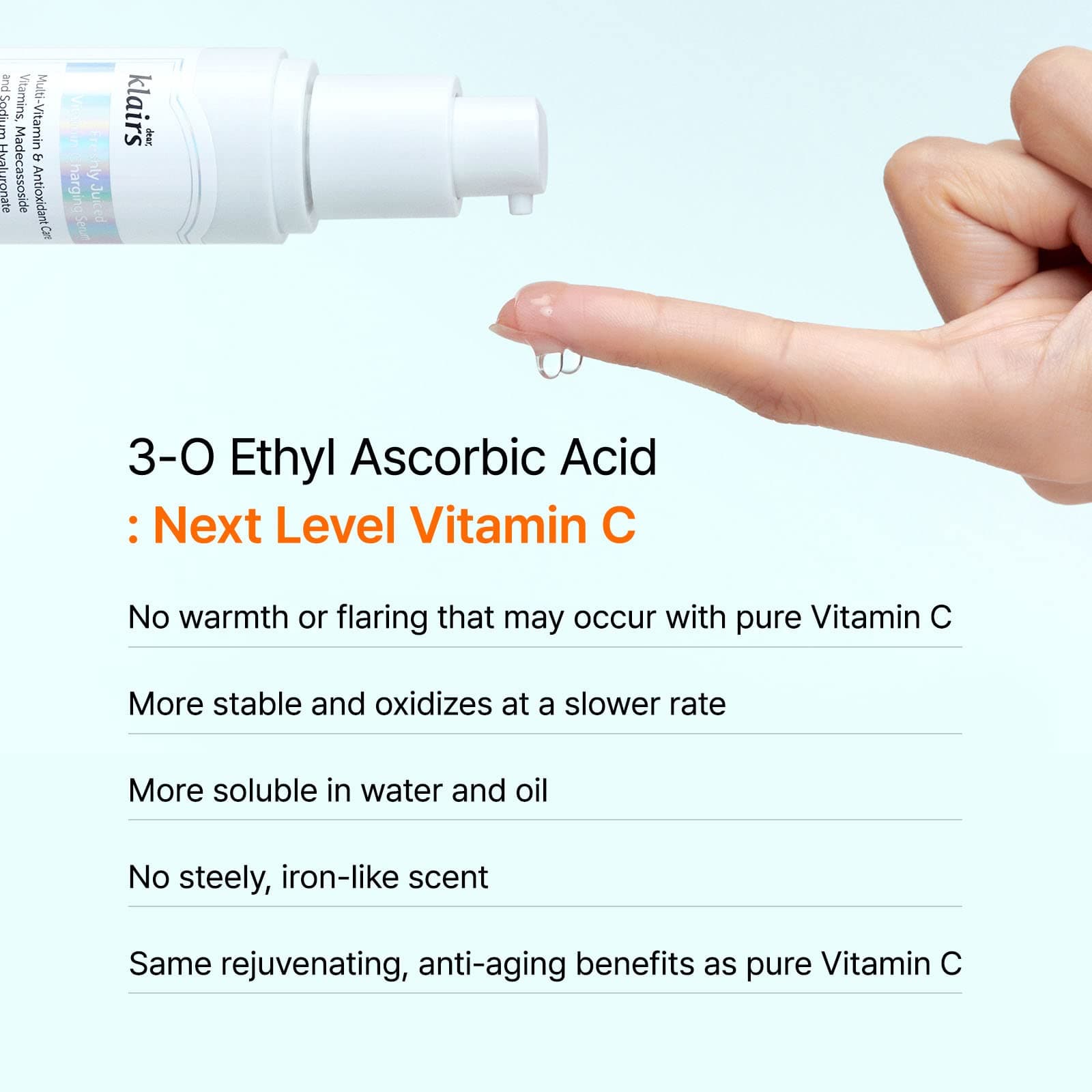 DearKlairs Frisch gepresstes Vitamin-Ladeserum