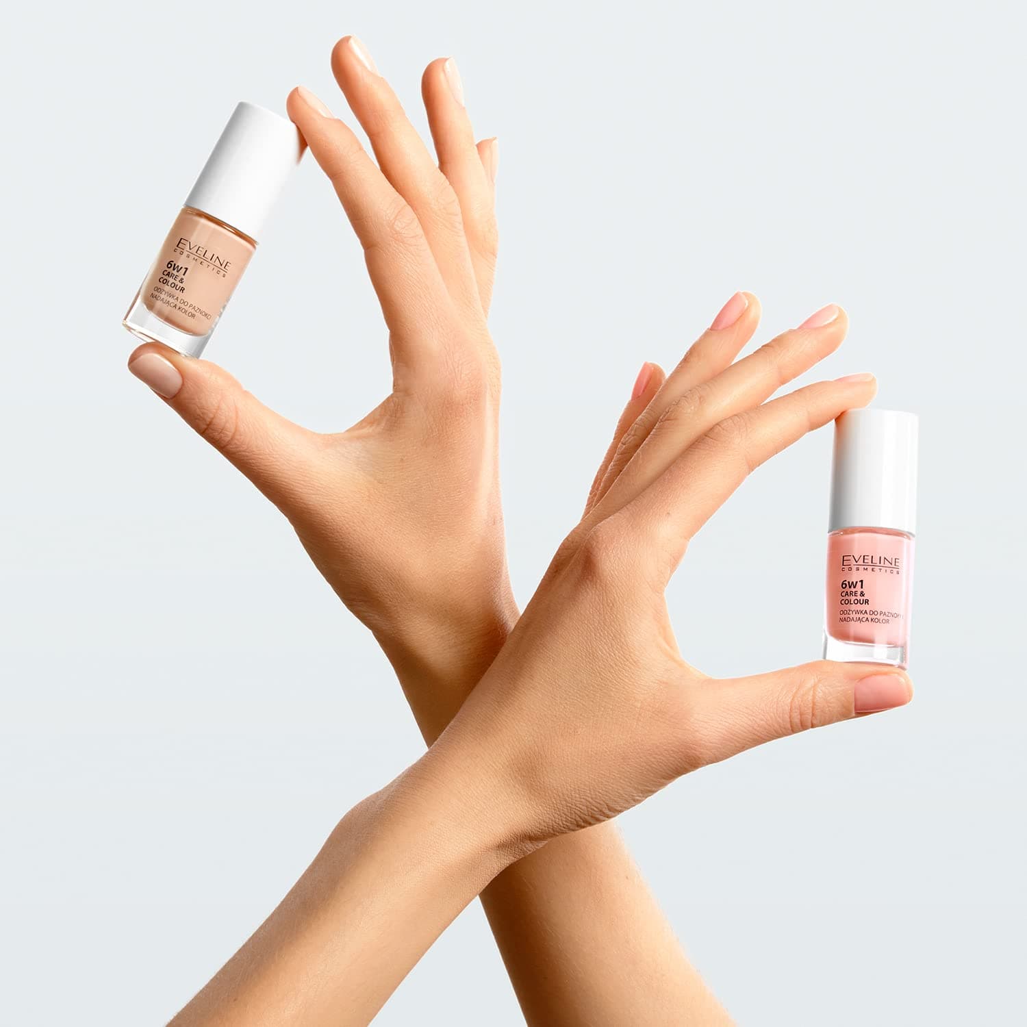 Eveline Cosmetics Nail Therapy Professional 6in1 Nagu Kondicionieris ar Krāsu, 5 ml, French