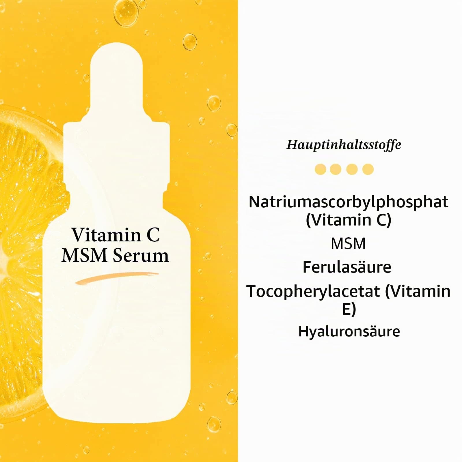 Cos De BAHA Vitamin C Facial Serum ar MSM 30ml