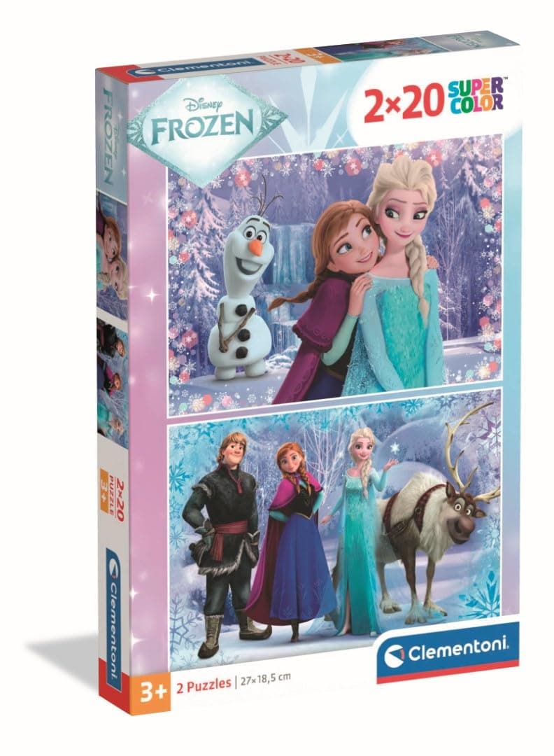 Clementoni Frozen Puzles 2x20 gab.